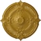 Ekena Millwork Attica Acanthus Leaf Ceiling Medallion (Canopies up to 3 1/4"), 30 1/8"OD x 1 1/2"P, Pharaohs Gold CM30ATPGS - alternate 1